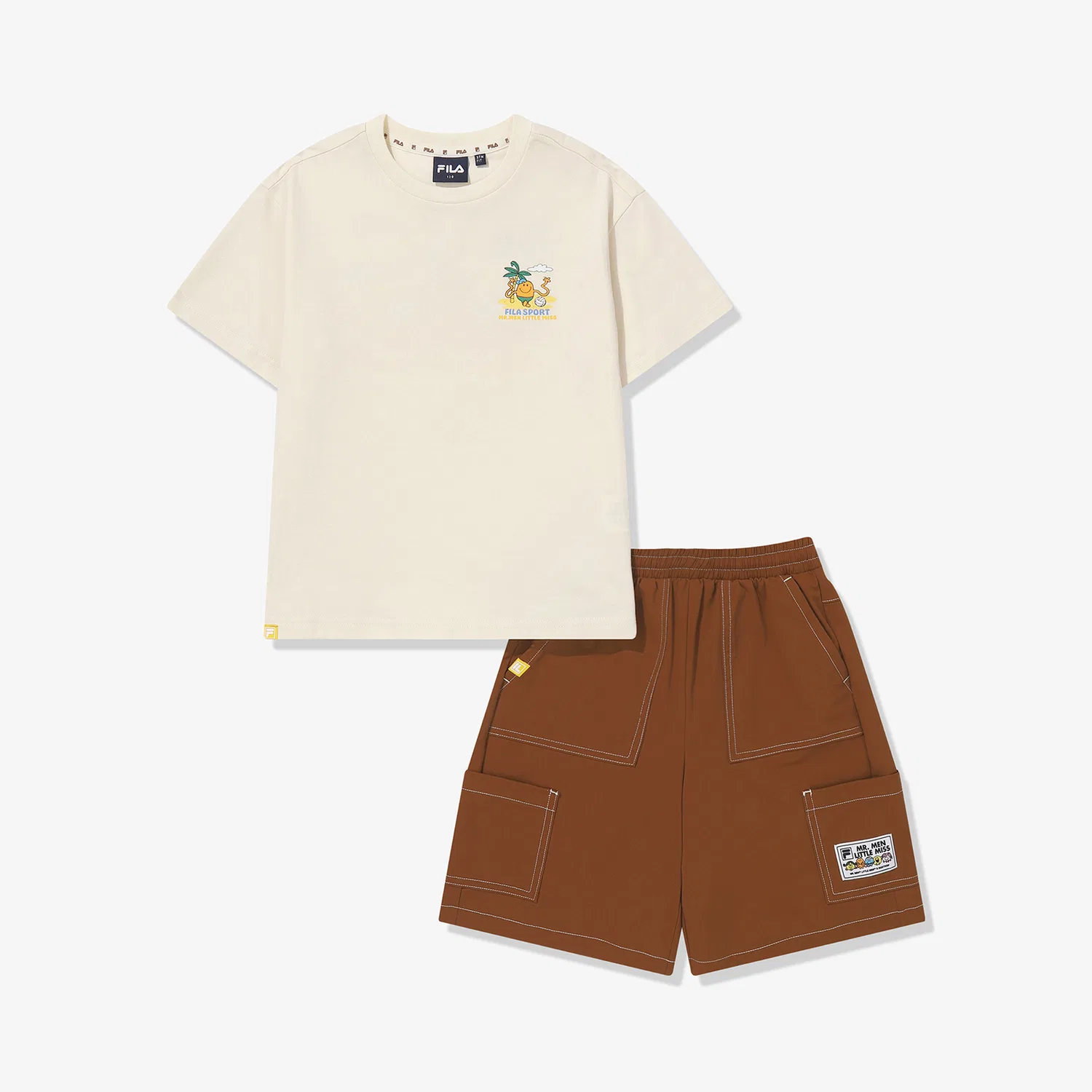 Детский комплект Drywave Mr. Men Little Miss Vacation Venturi, коричневый, от Fila Kids — фото 2