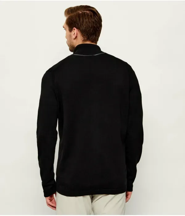 Свитер KN_Ever-X FZ regular fit Boss Green, черный — фото 3