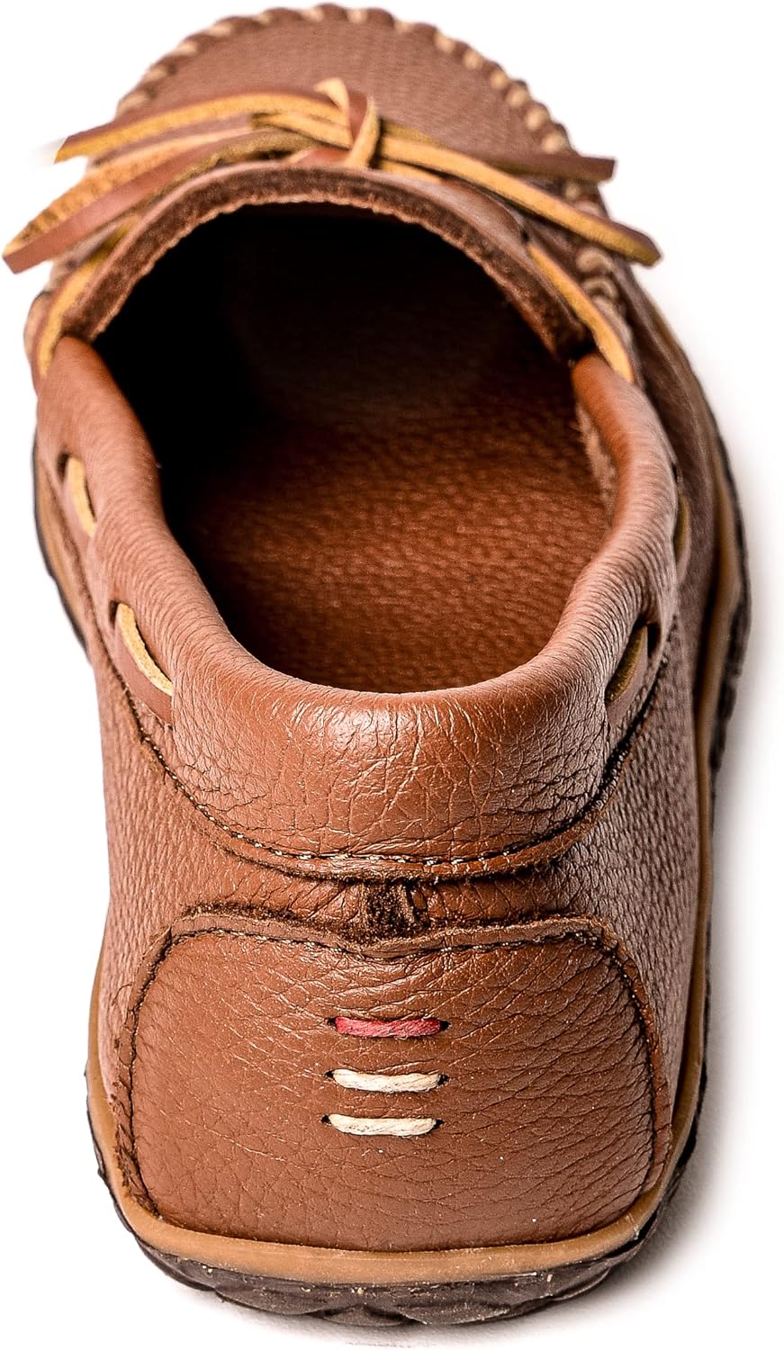 Мокасины Minnetonka для мужчин Moosehide Tread, Caramel — фото 4