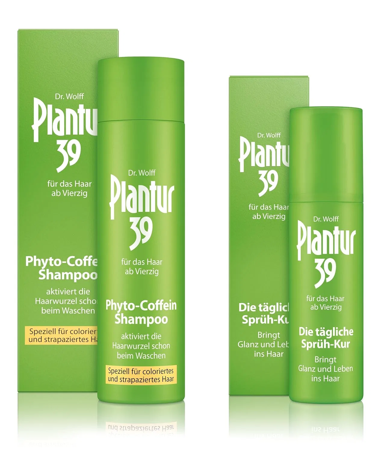 Шампунь Plantur 39 Phyto-Caffeine 250 мл + спрей-уход 125 мл Plantur 39