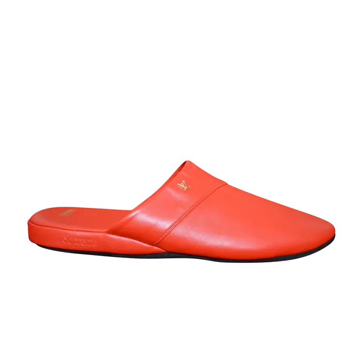 

Шлепанцы Louis Vuitton Supreme x Louis Vuitton Hugh Slippers Red, красный