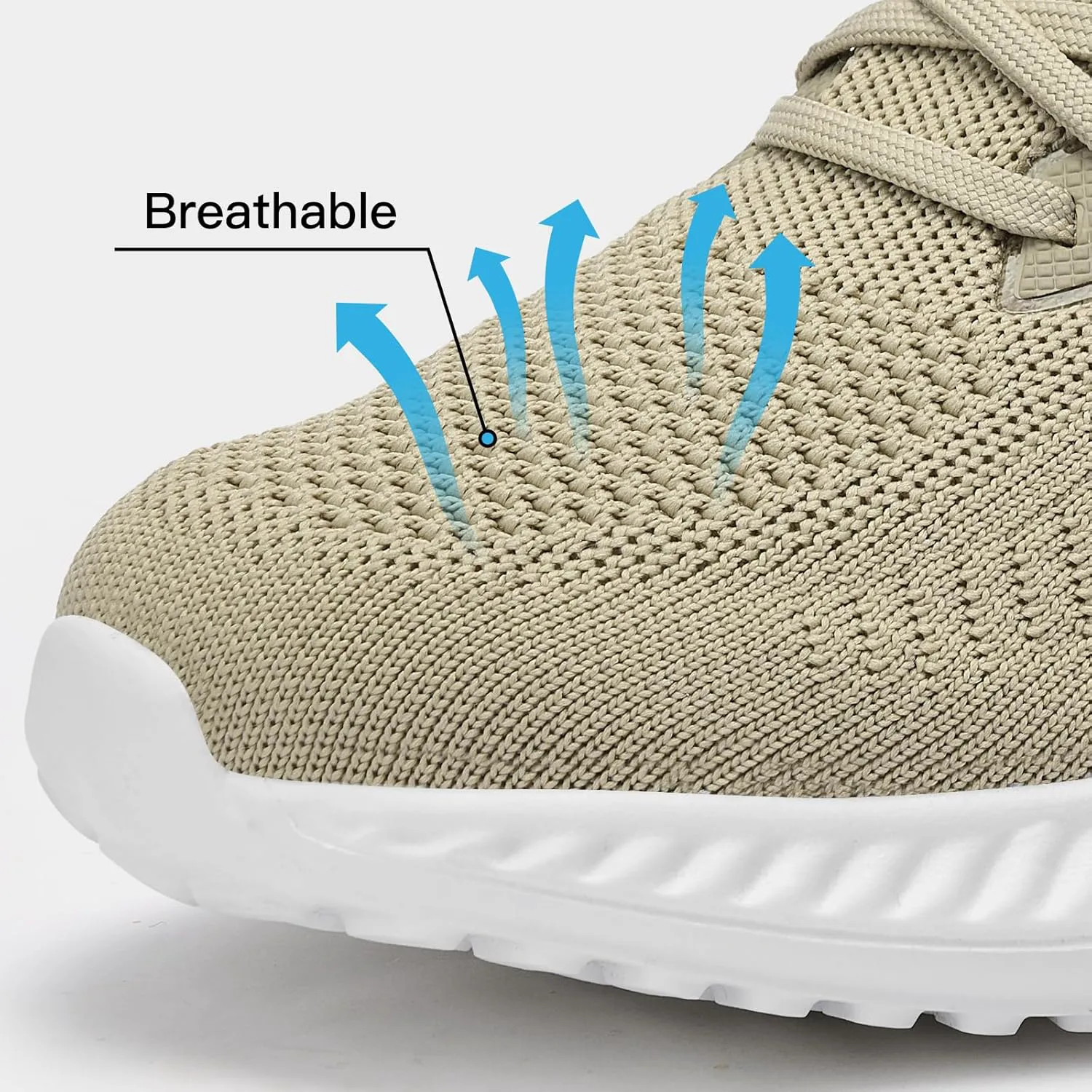 

Мужские слипоны Akk с широкой подошвой для ходьбы, с амортизирующей стелькой из памяти формы, для бега и тенниса, легкие дышащие повседневные кроссовки, хаки