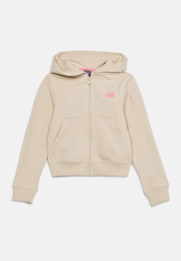 Спортивная толстовка на молнии с аркой New Balance, Beige — фото 3
