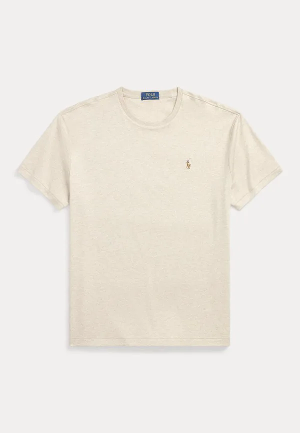 Облегающая футболка из мягкого хлопка, базовая футболка. Polo Ralph Lauren, Expedition Dune — фото 4