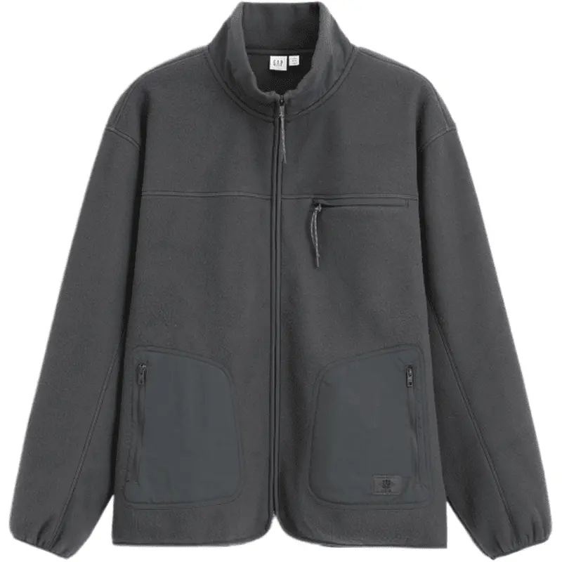 

Куртка осень-зима unisex GAP, черный/серый