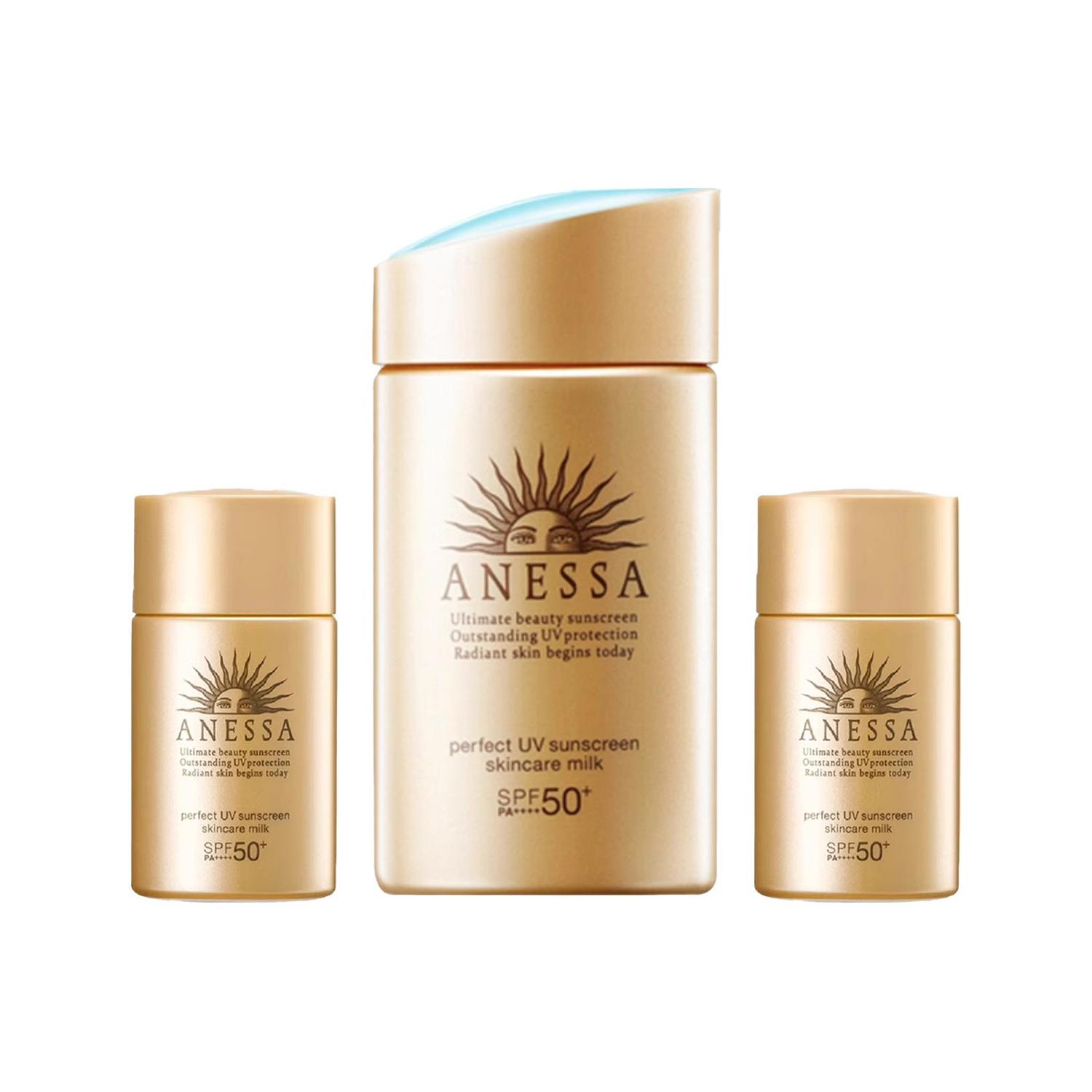 

Маленькая золотая бутылочка солнцезащитные средства и лосьоны для женщин ANESSA