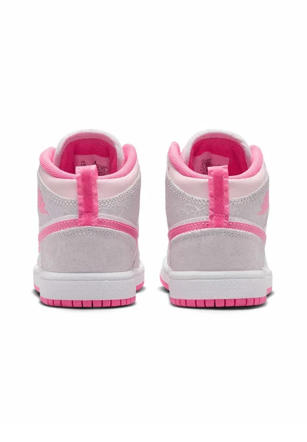Кроссовки женские Jordan 1 Mid SE Fem GP, серо-розовый — фото 4
