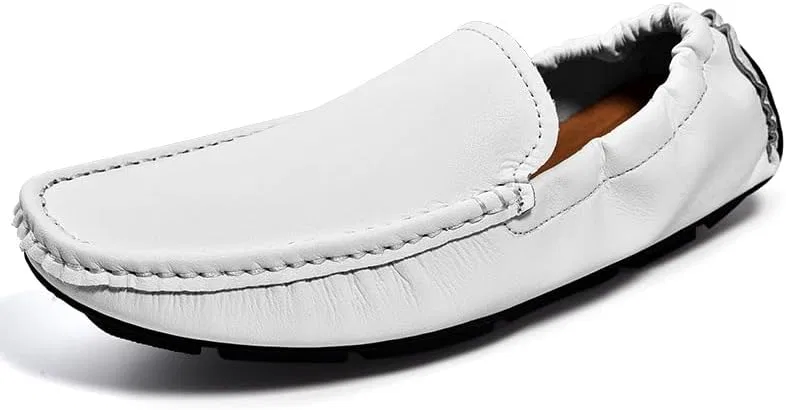 Лоферы кожаные White SayfuR
