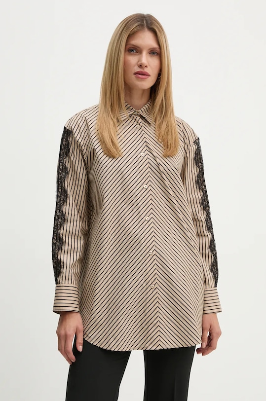 

Хлопковая рубашка IpoBBLua shirt Bruuns Bazaar, бежевый