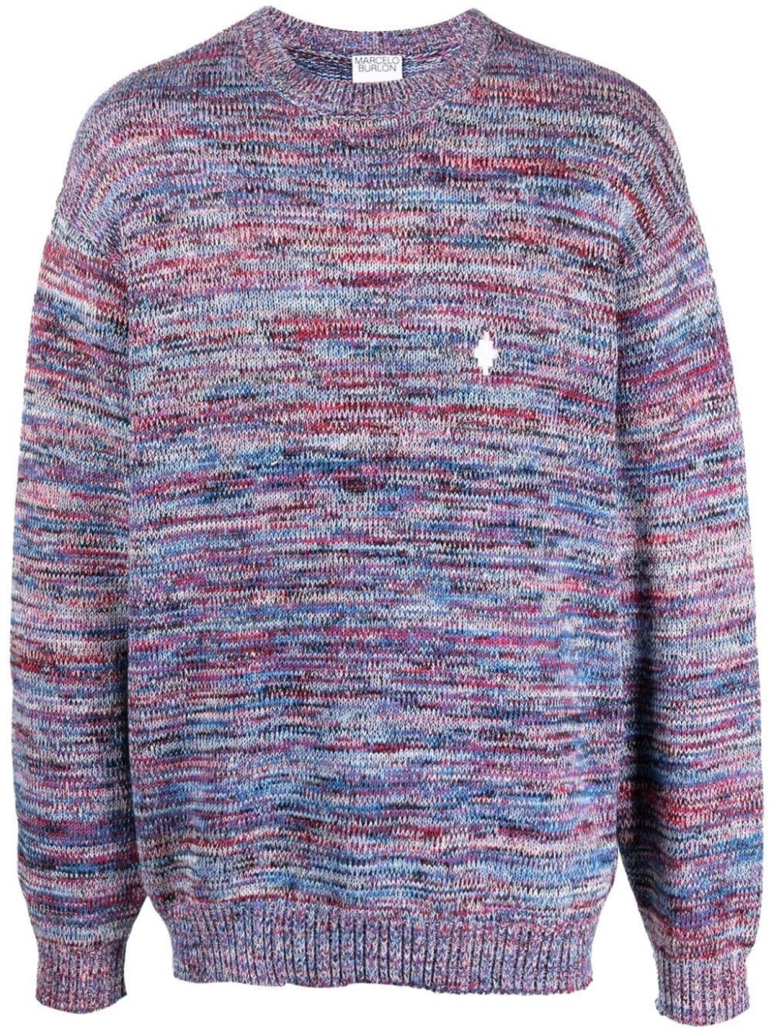 

Джемпер с нашивкой-логотипом Marcelo Burlon County of Milan, фиолетовый