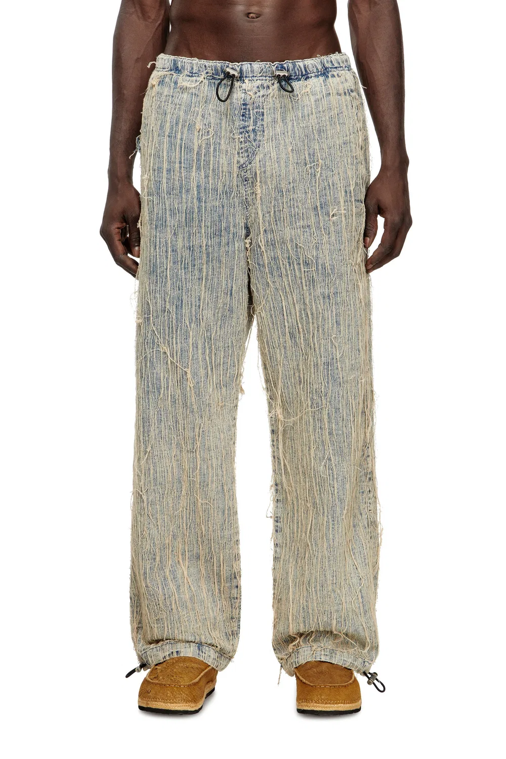 Мужские свободные джинсы D-Martial-S4 Diesel, Light Indigo Blue