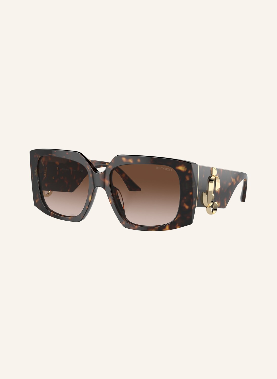 

Солнцезащитные очки jc5006u JIMMY CHOO, гавана/коричневый градиент