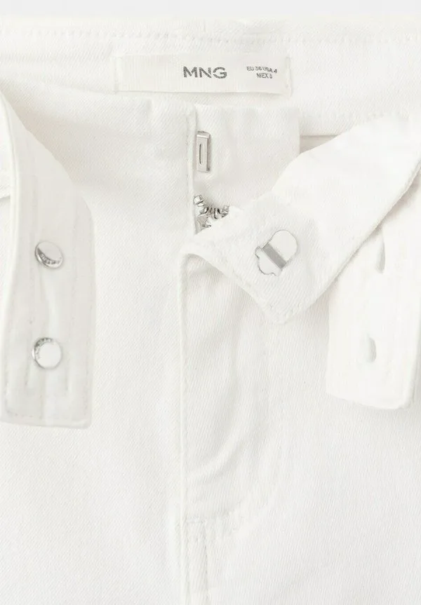 Подростковые джинсовые шорты Mango Kids, Off White — фото 3