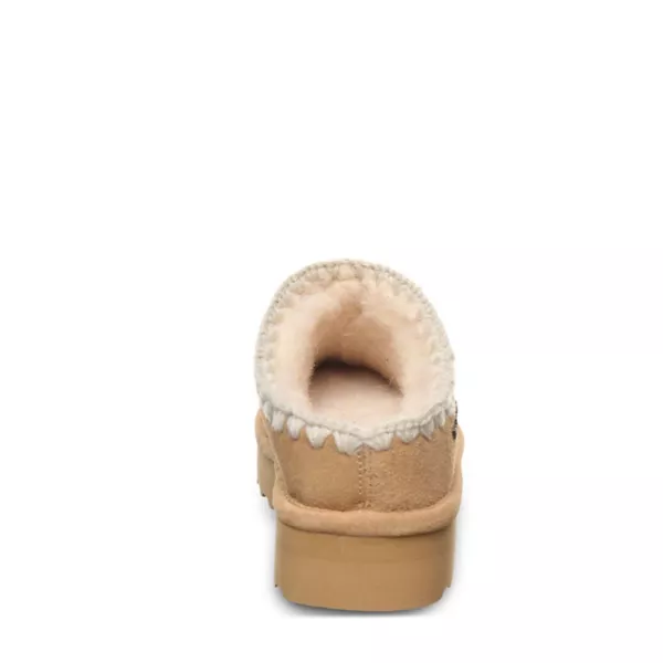 Вязаные крючком женские тапочки Martis Bearpaw, цвет iced coffee — фото 3