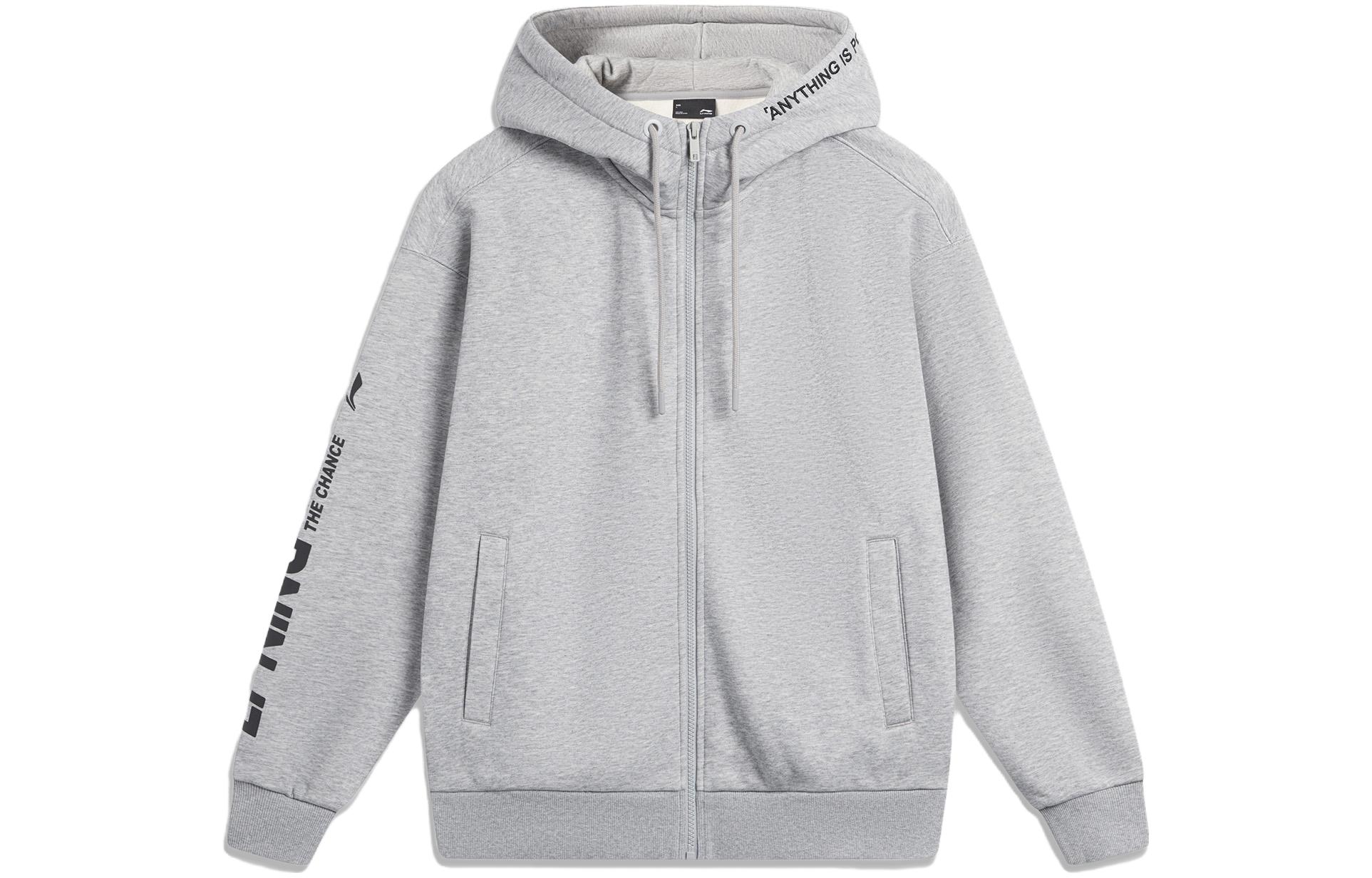 

Свитшот LiNing Sports Fashion Collection унисекс, цвет серый меланж