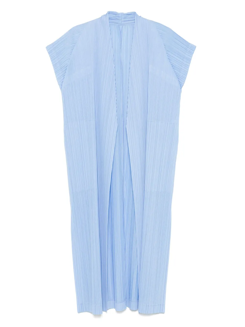 

Пальто оверсайз со складками Pleats Please Issey Miyake, синий