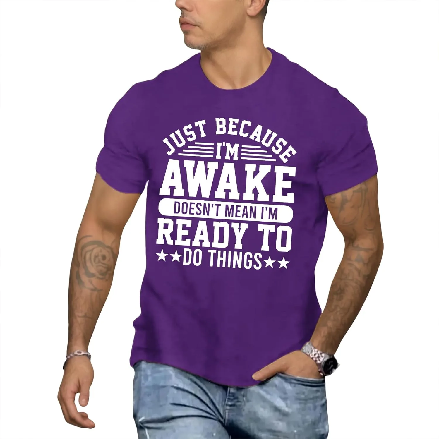 Футболка мужская Casual с принтом Funny Shirts