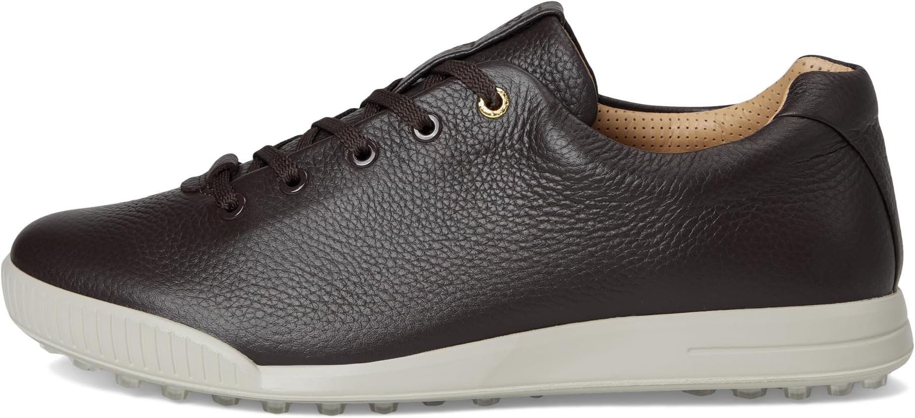 Кроссовки ECCO Golf Men's Street Retro Hybrid Waterproof Golf Shoe, Mocha — фото 4