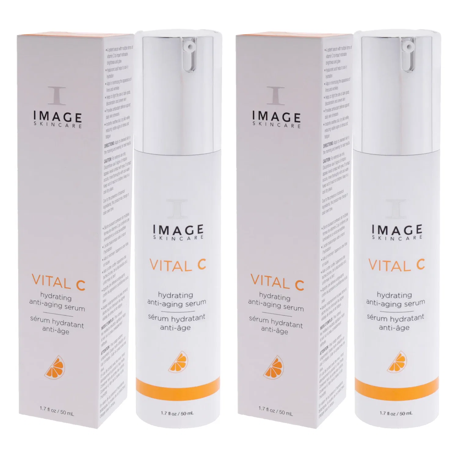 Сыворотка IMAGE — Увлажняющая антивозрастная Vital C от , унисекс, , упаковка из , белый, 40 мл — фото 4