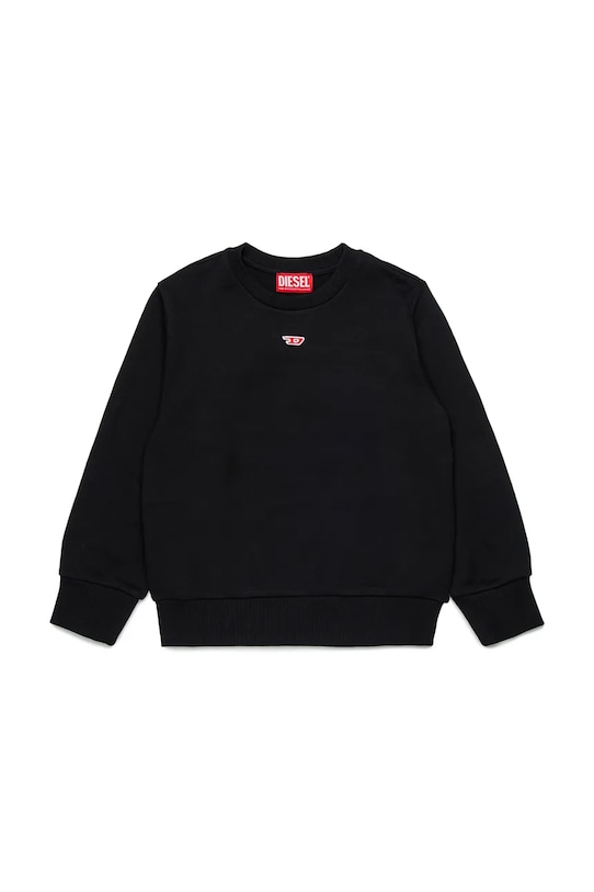 

Детская хлопковая толстовка SGINND OVER SWEAT-SHIRT Diesel, черный