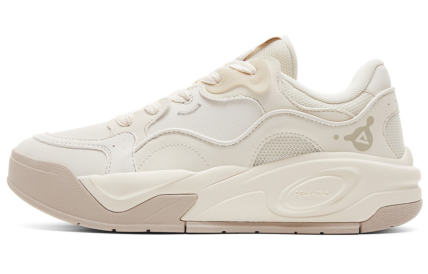 

PEAK Низкие скейтерские кроссовки мужские canvas белый хаки