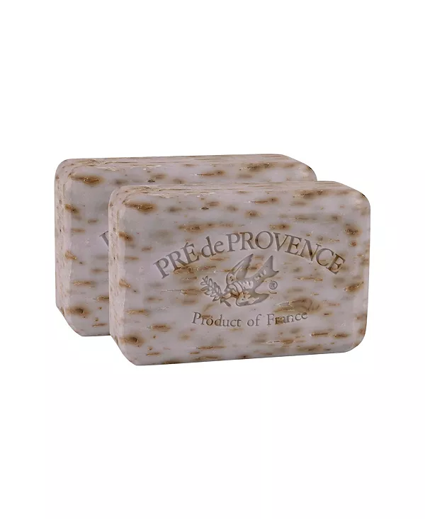 

Увлажняющее французское мыло Pre de Provence, 250 г, четырехкратное измельчение, стойкая, увлажняющая, с богатой и кремообразной пеной (набор из 2 шт.) European Soaps, lavender