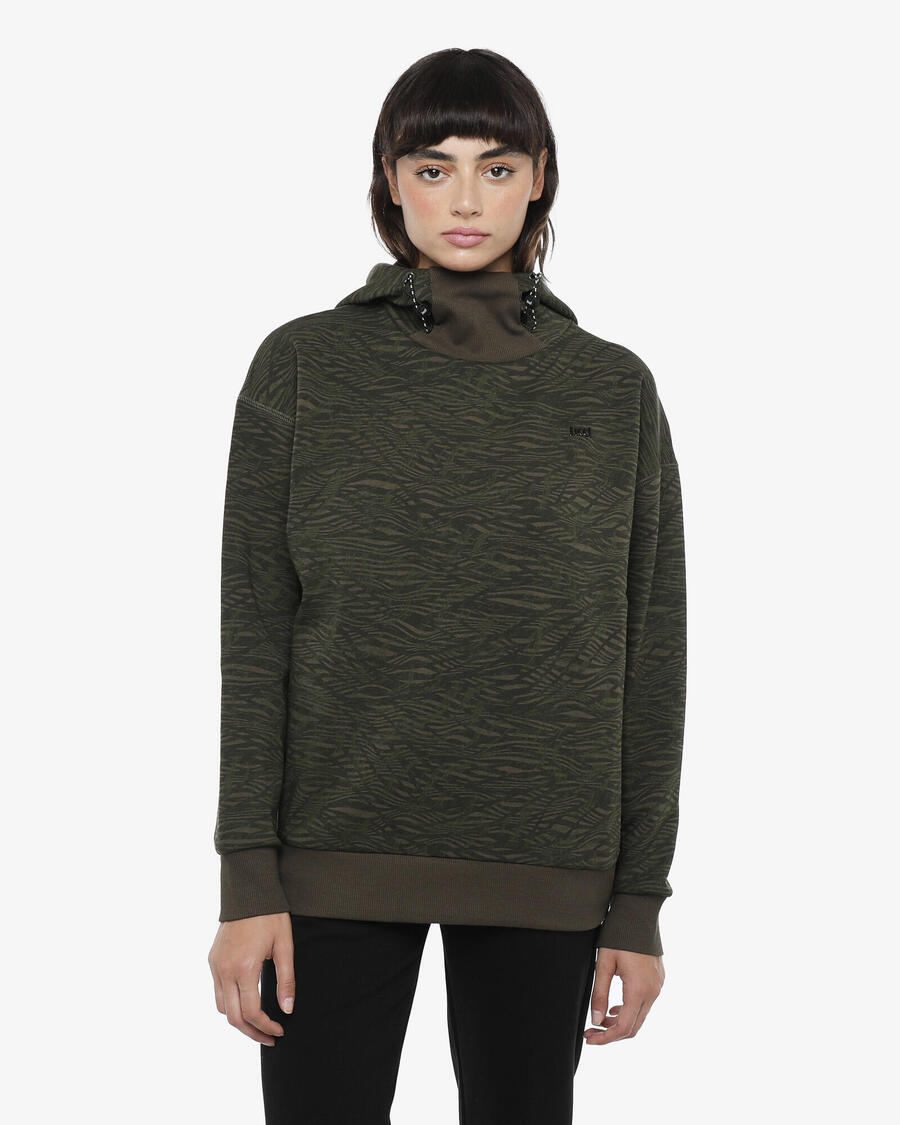 

JAKED Толстовка милитари для мужчин и женщин из синтетической ткани для фитнеса