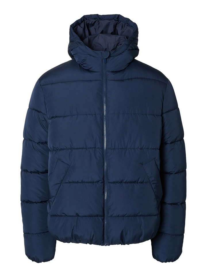 

Стеганая куртка SELECTED HOMME Steppjacke, темно-синий