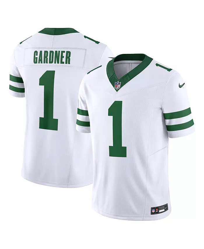

Мужская футболка Ahmad Sauce Gardner New York Jets Legacy Vapor F.U.S.E. Limited Nike, белый