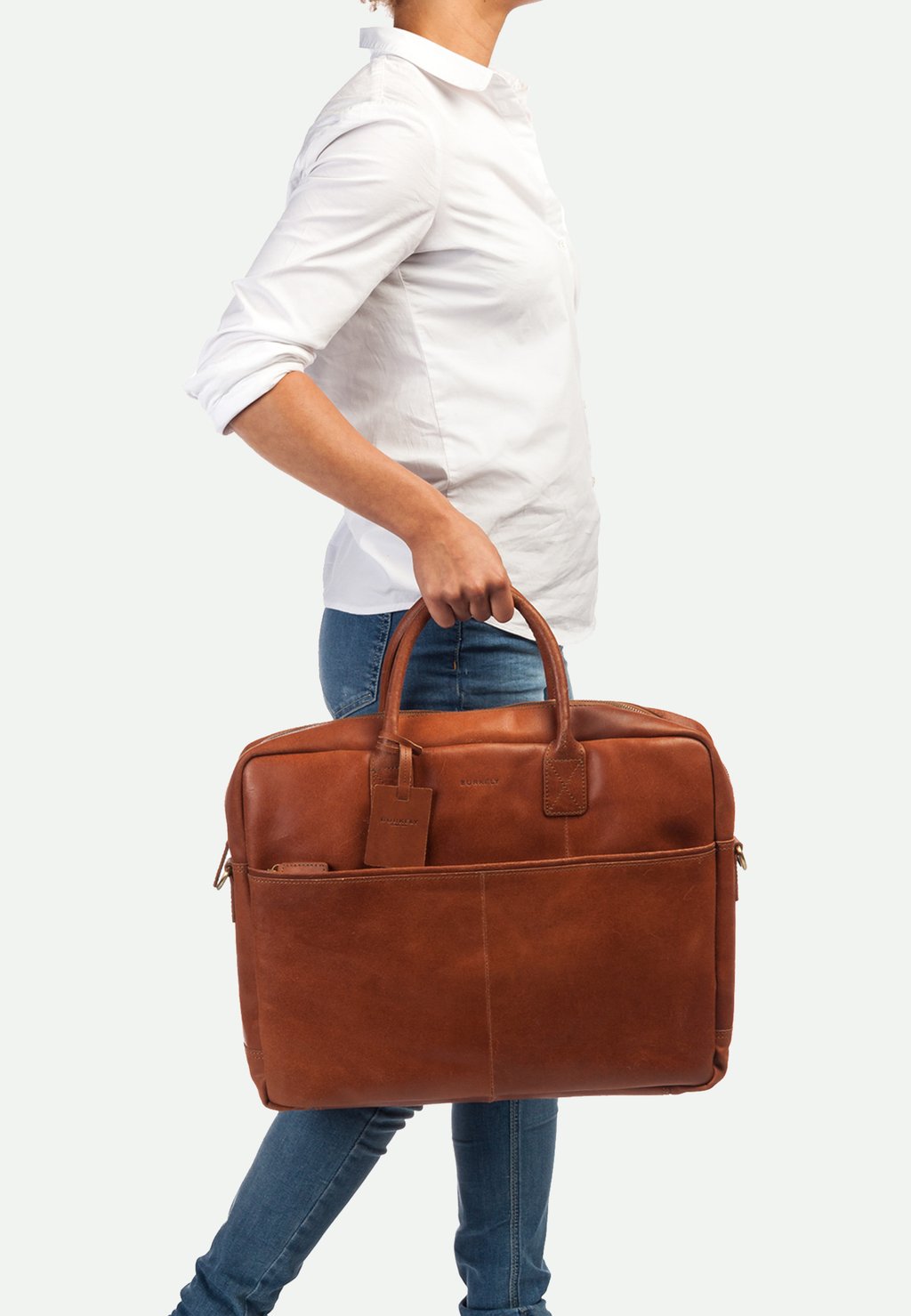

Сумка для ноутбука FUNDAMENTALS VINTAGE 17.3 inch - Briefcase Burkely, цвет Cognac