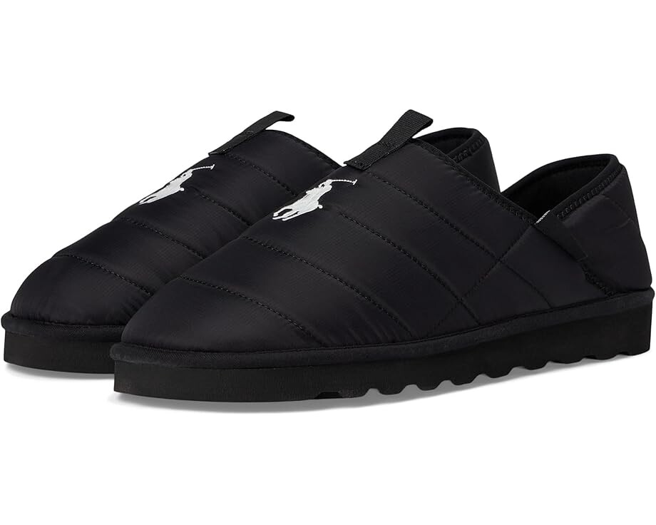 

Шлепанцы Polo Ralph Lauren Everett Recycle Slipper, цвет Black/Paperwhite