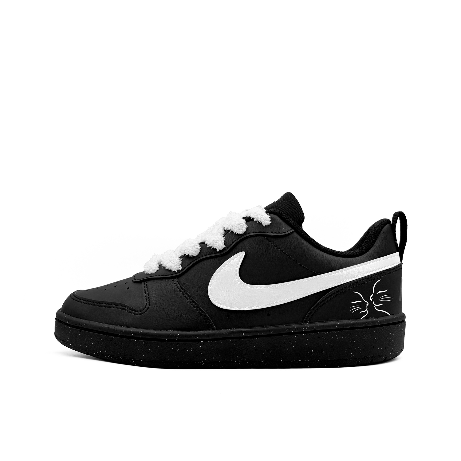 

Nike Court Borough Meowth Double Encounter синтетическая кожа нескользящие устойчивые к истиранию низкие кроссовки для скейтбординга