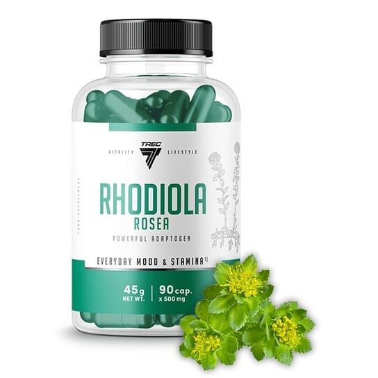 

Trec, Vitality Rhodiola Rosea, Родиола розовая, 90 капсул.