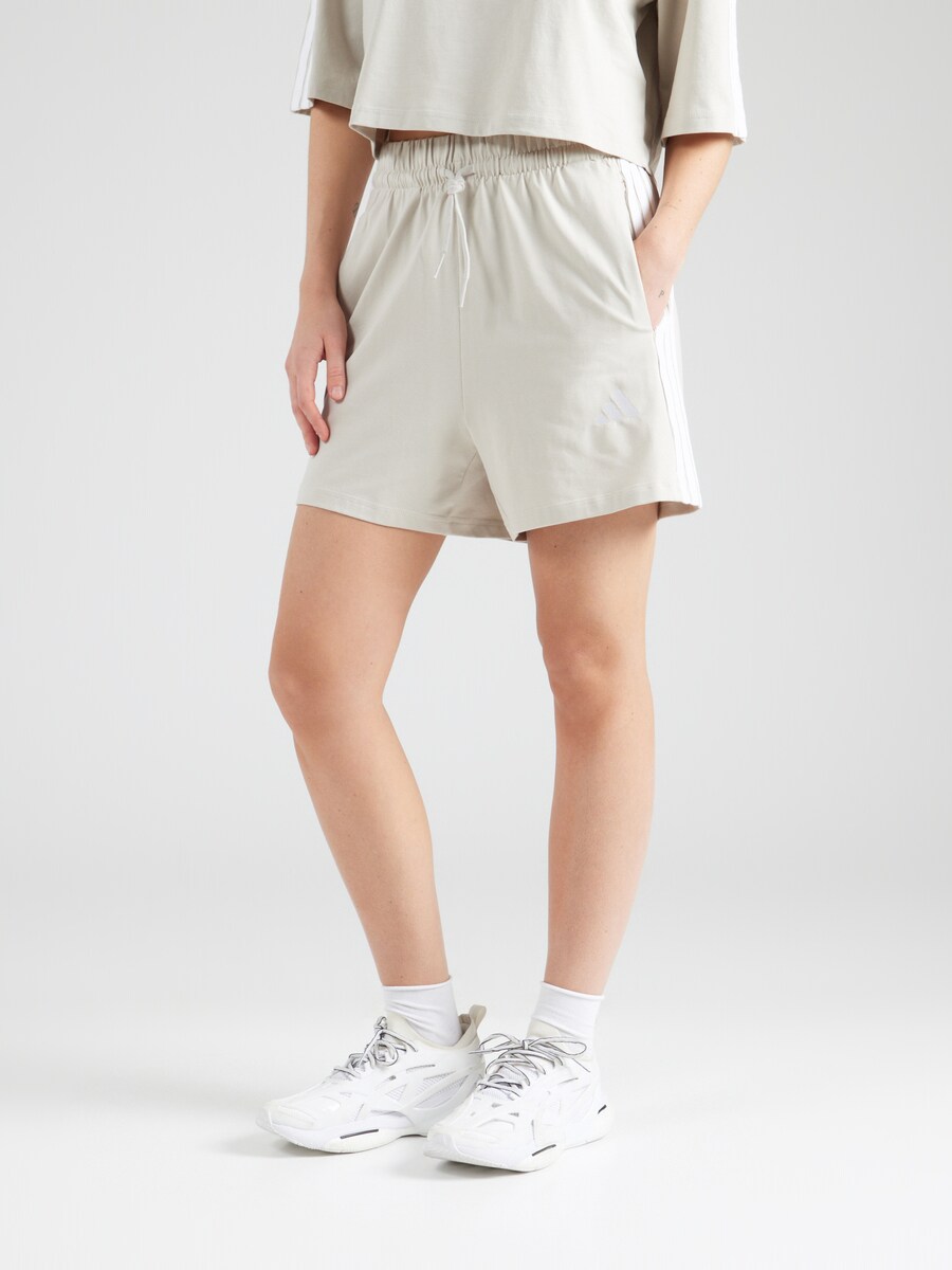 Обычные тренировочные брюки ADIDAS SPORTSWEAR Essentials, бежевый — фото 2