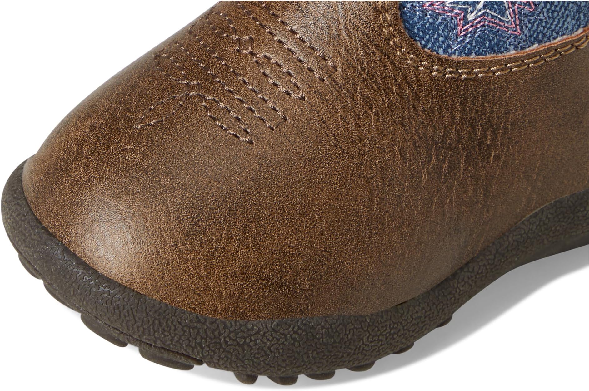 Ботинки Roper Kids  Cowbaby Cowbabies Willow, Brown Faux Leather Vamp — фото 2