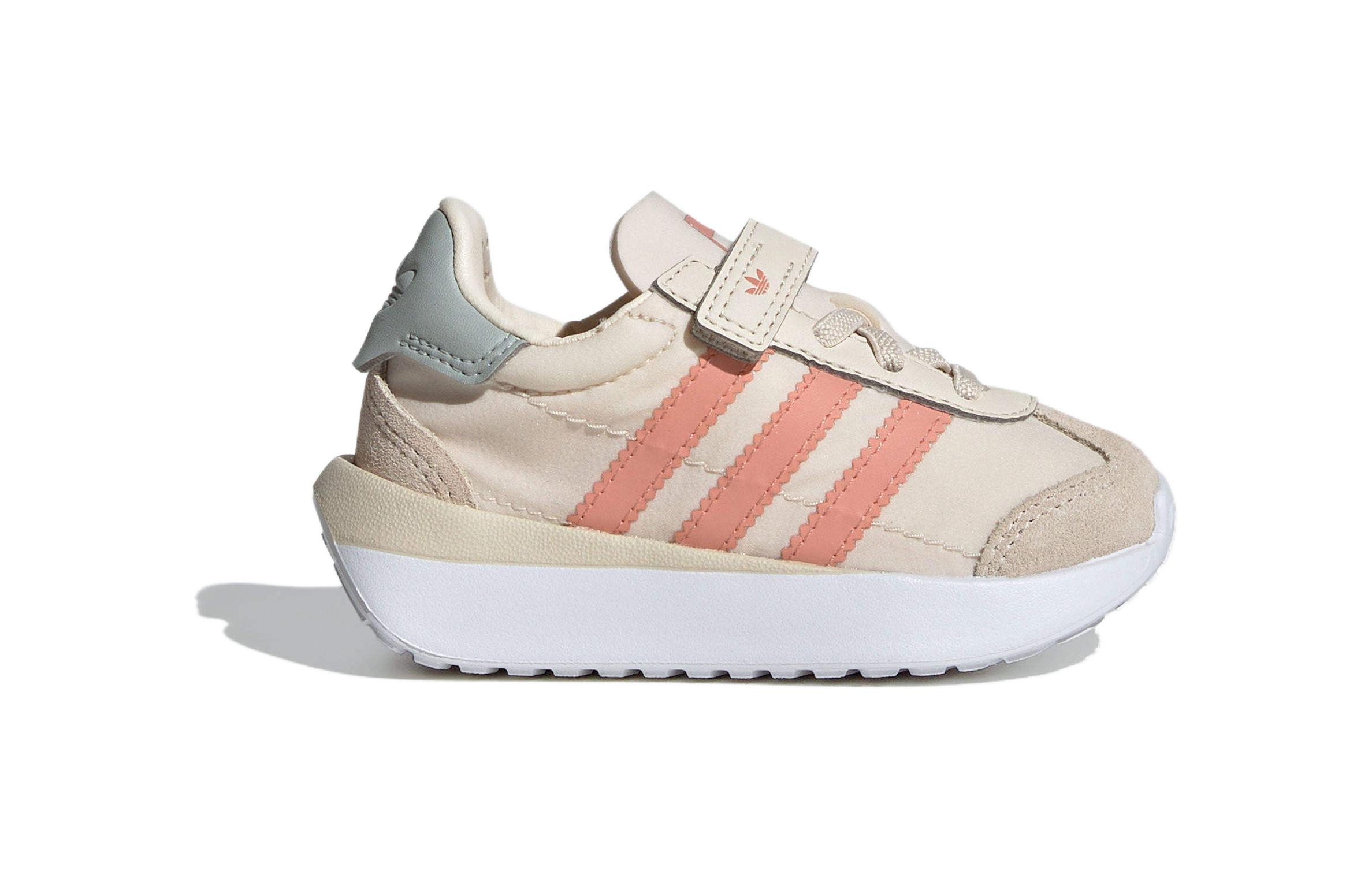Adidas Originals COUNTRY XLG Country Xlg нескользящие амортизирующие низкие детские туфли для малышей бежево-красные — фото 3