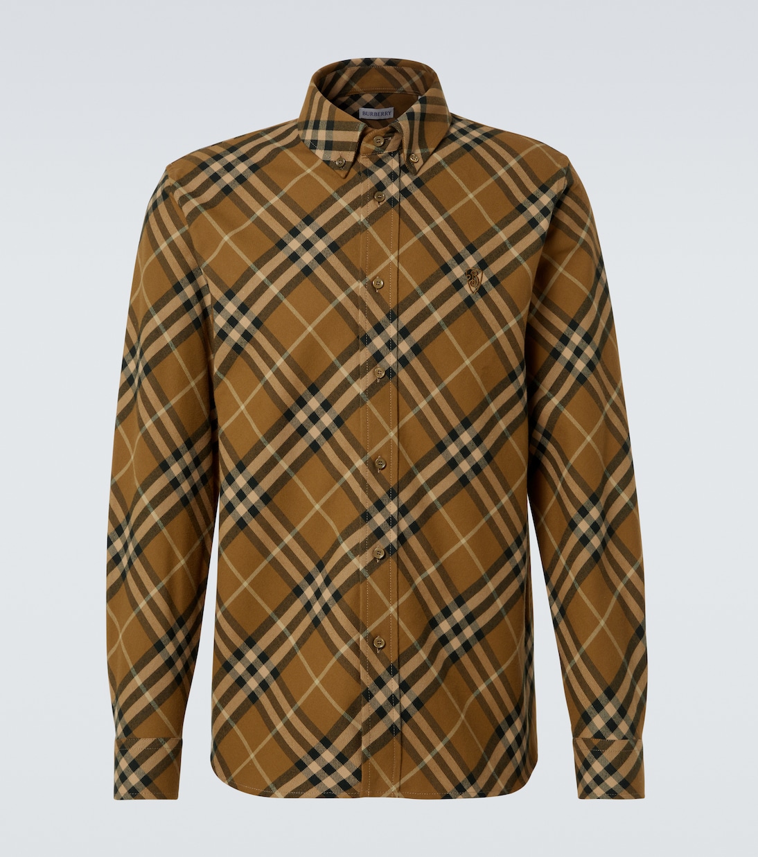 

Футболка из хлопкового твила в клетку Burberry Check Burberry, Camp Ip Check
