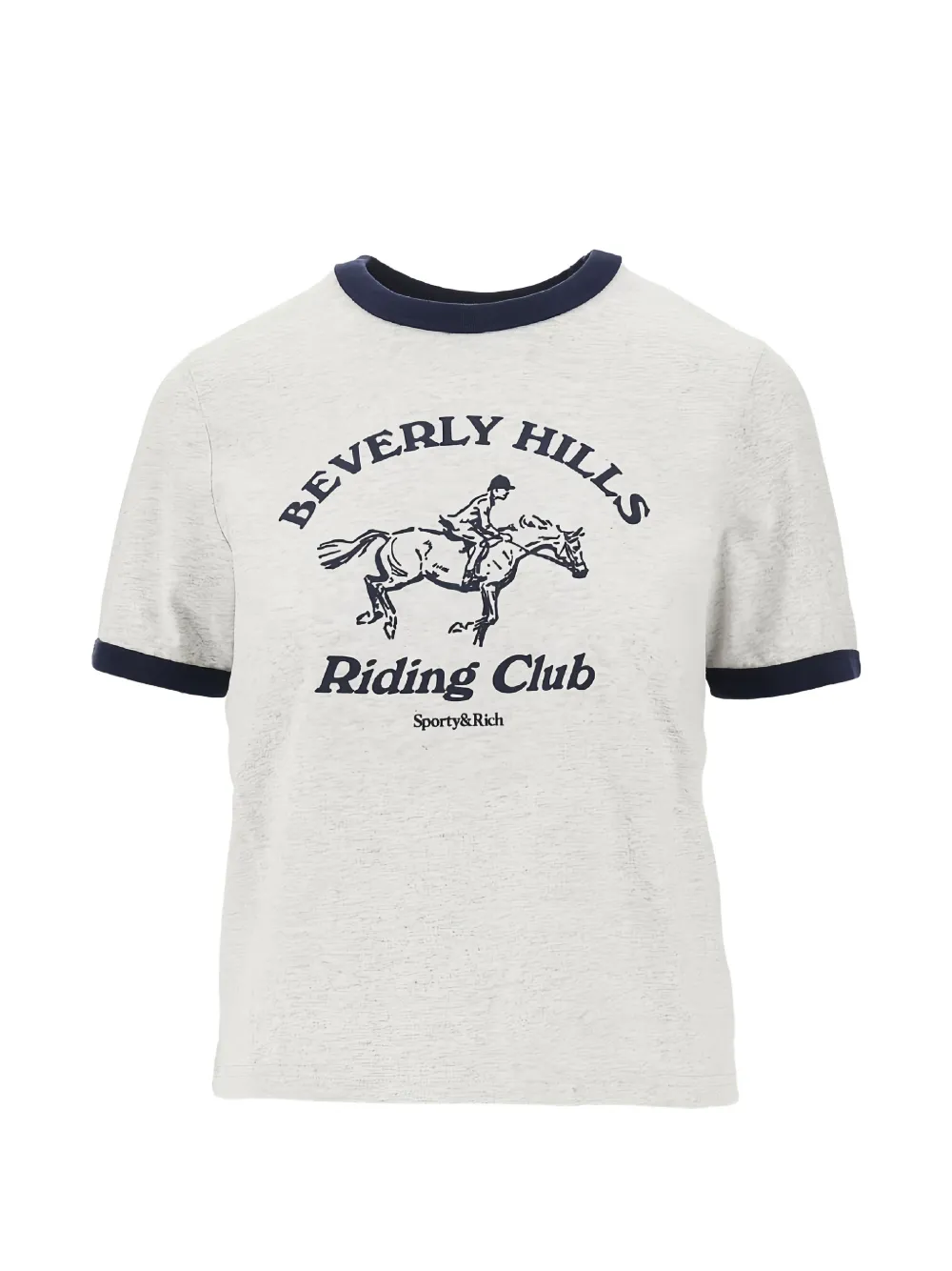 

Футболка с принтом BH Riding Club Sporty & Rich, бежевый