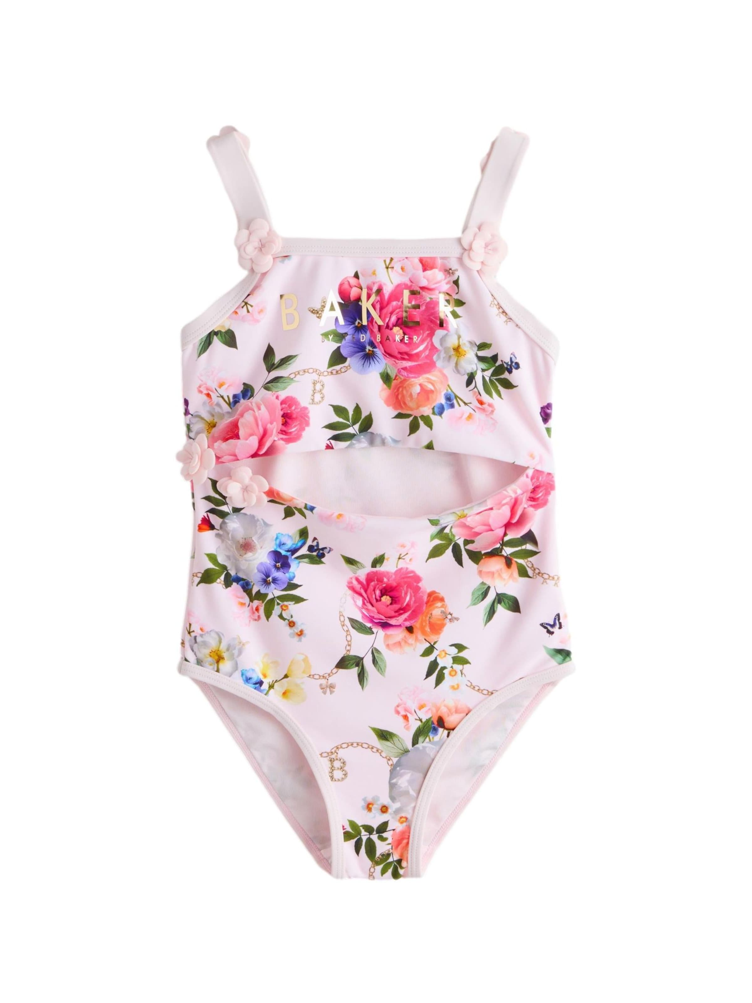 Baker by Ted Baker Купальник в розовом, пастельно-розовом цвете