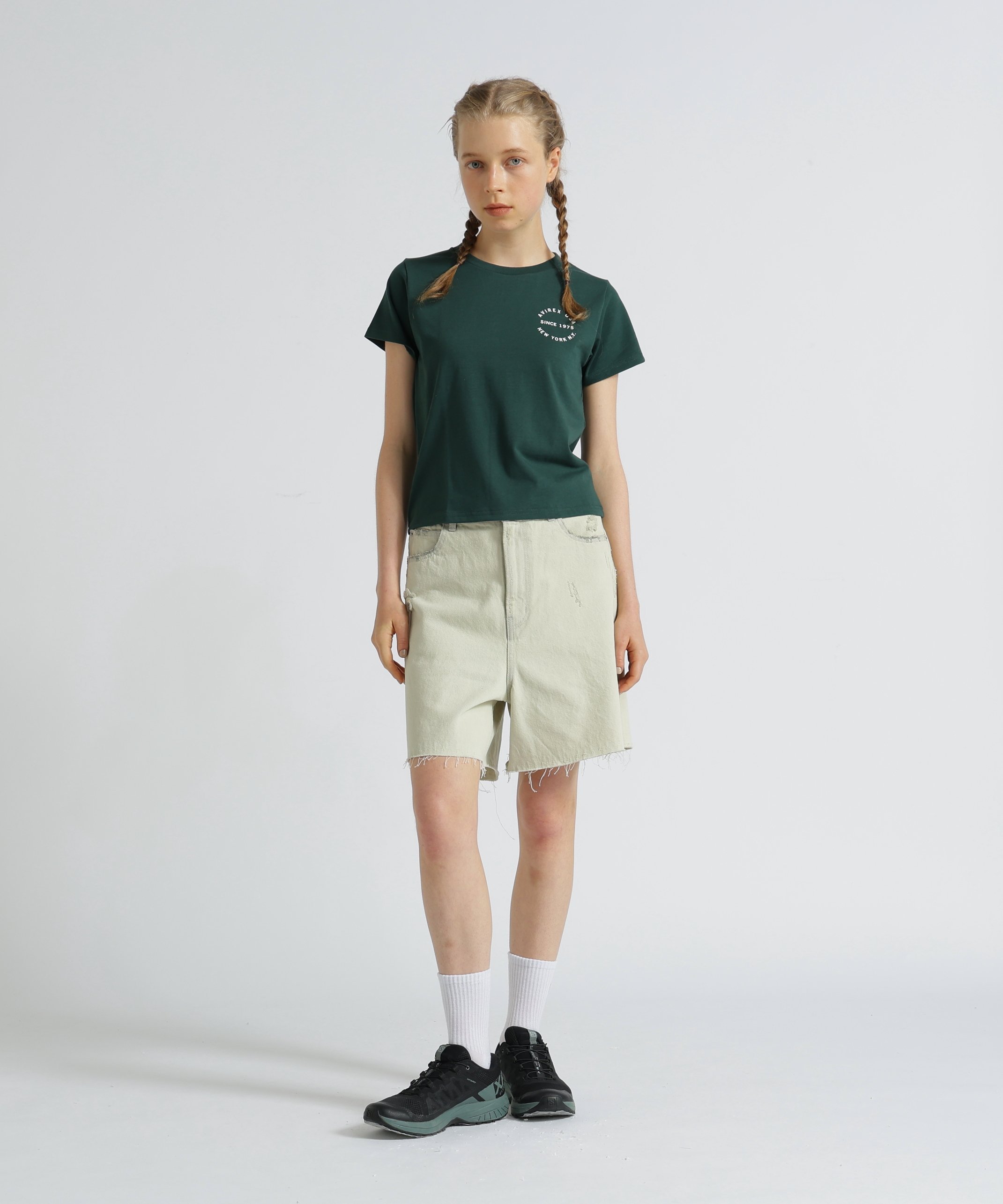 Детская футболка Varsity/AVIREX, Dark Green — фото 2