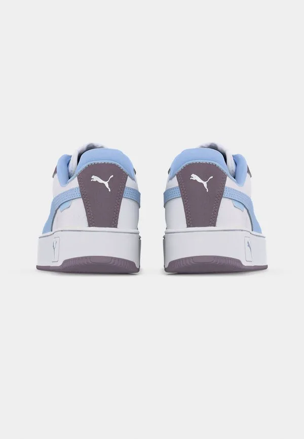Кроссовки унисекс carina street jr Puma, White/Haute Tropic/Plum Jam — фото 4