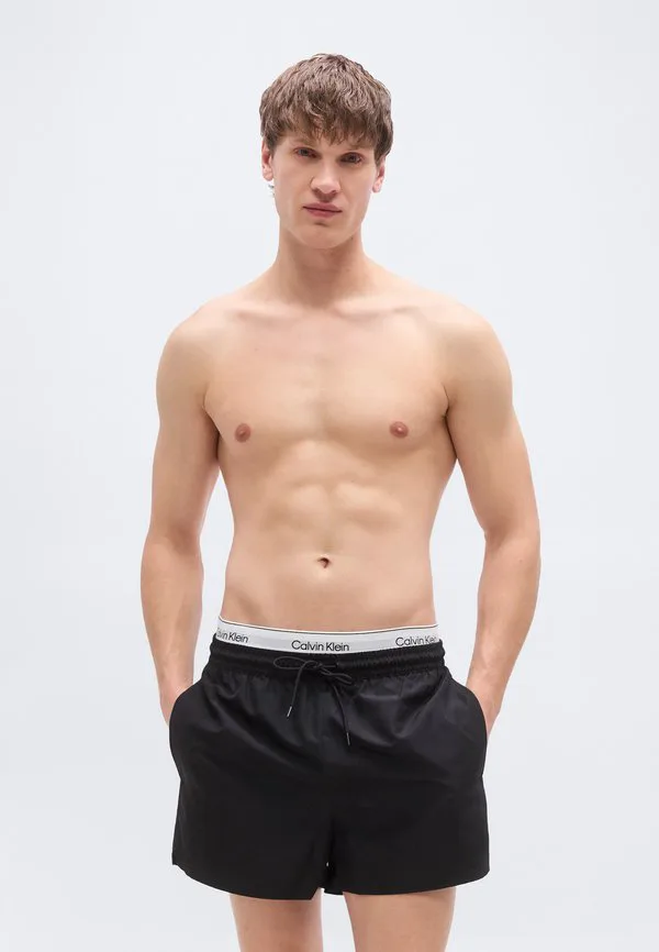 

Необходимые плавательные шорты Calvin Klein Swimwear, Black, Черный, Необходимые плавательные шорты Calvin Klein Swimwear, Black