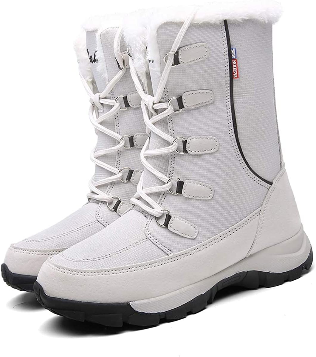 

Женские и мужские ботинки на зиму с мехом, утепленные, теплые, противоскользящие, уютные, повседневные, для улицы, комфортные Asifn, серый