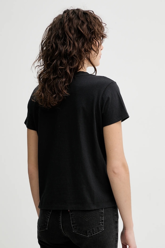Футболка с V-образным вырезом Boxy Vneck Tee Levi'S, черный — фото 3