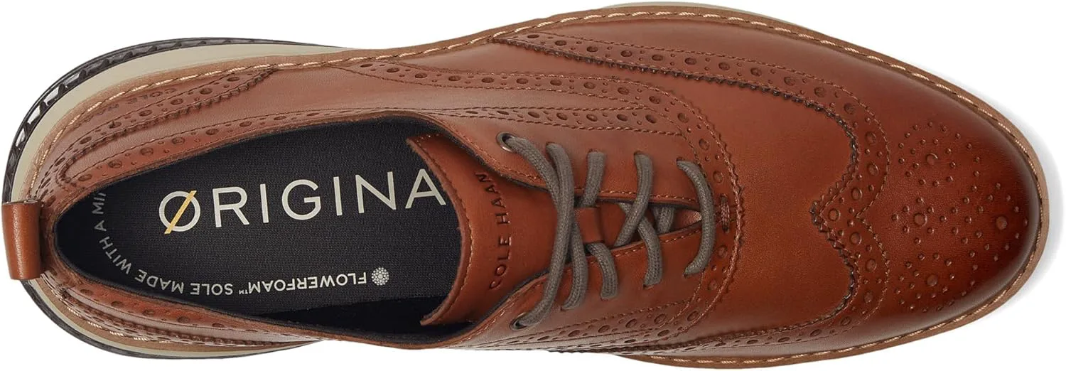 Мужские туфли Cole Haan Originalgrand Energyweave Wingtip, слоновая кость — фото 3