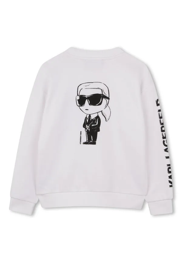 Толстовка унисекс Karl Lagerfeld Kids, White — фото 3
