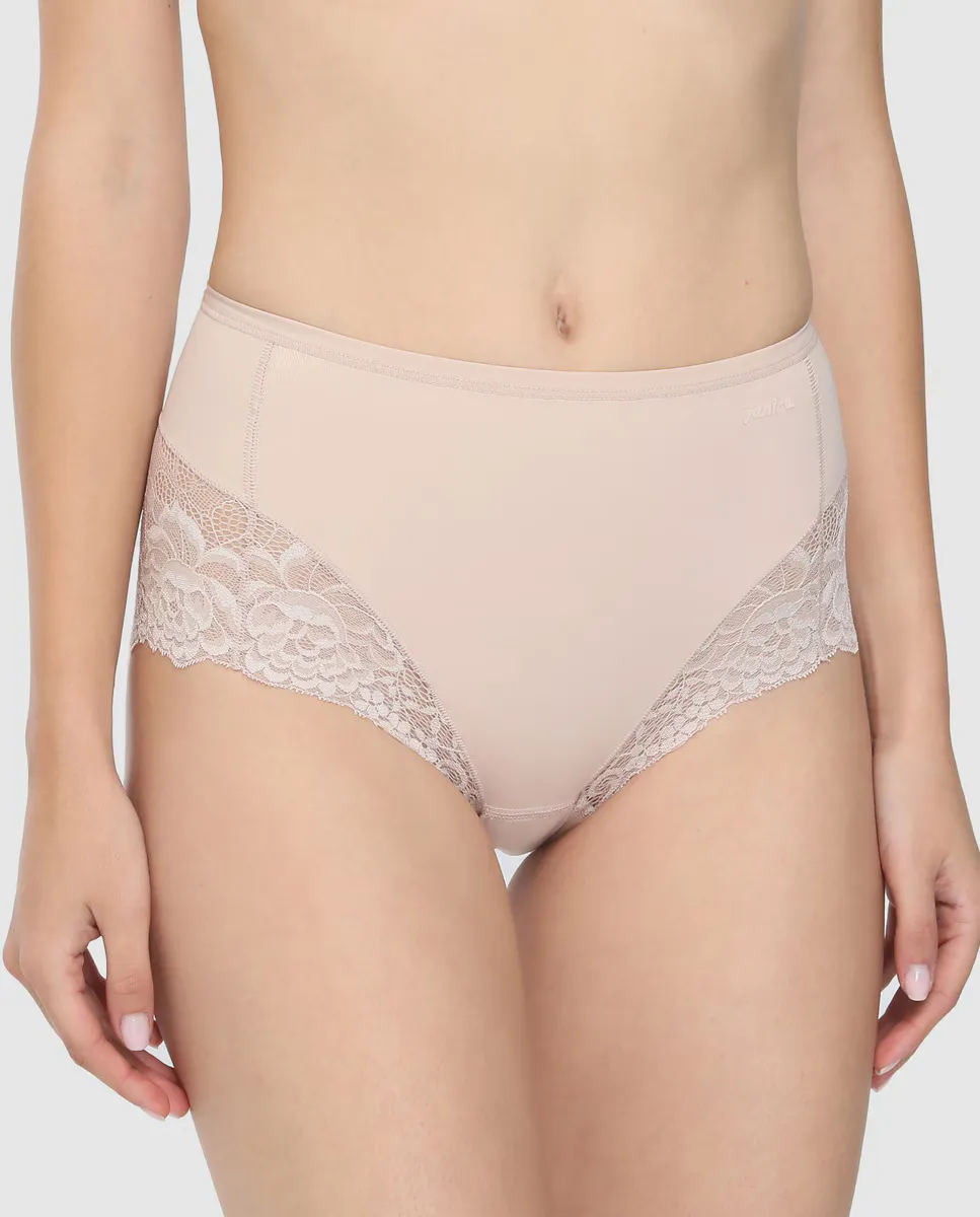 

Высокие трусы Shape Greta Janira с кружевом, цвет Natural