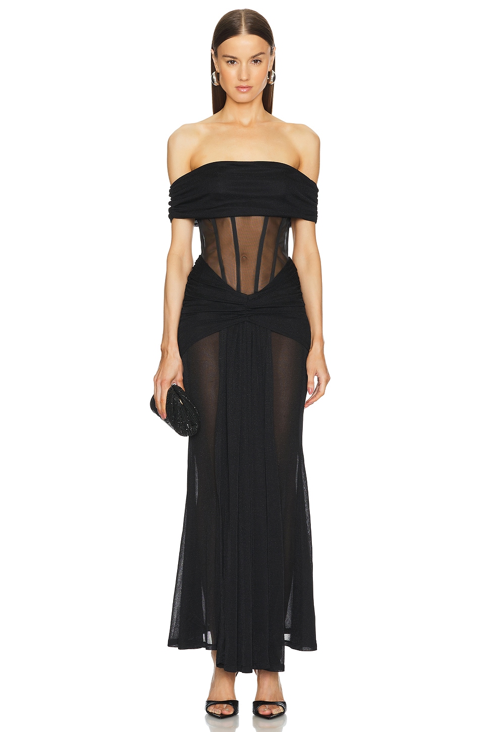 

X revolve платье каталина Michael Costello, черный