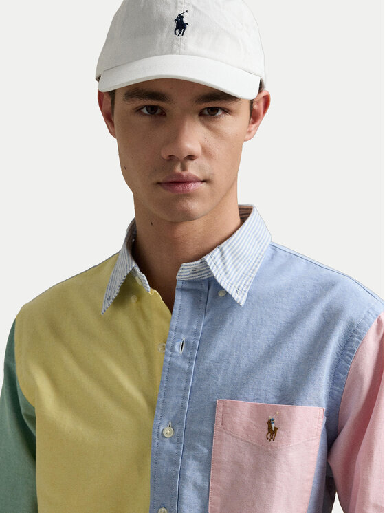 Рубашка с индивидуальным пошивом 710928919001 Polo Ralph Lauren, мультиколор — фото 4