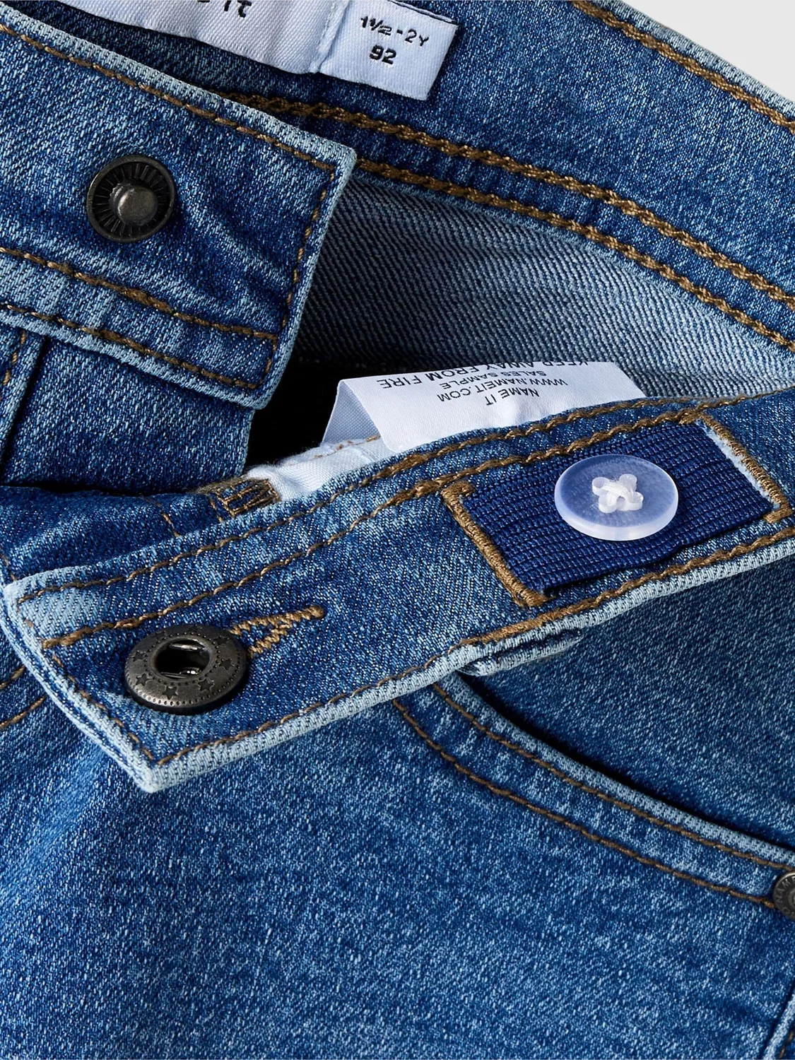 Шорты джинсовые Name it, medium blue denim — фото 4